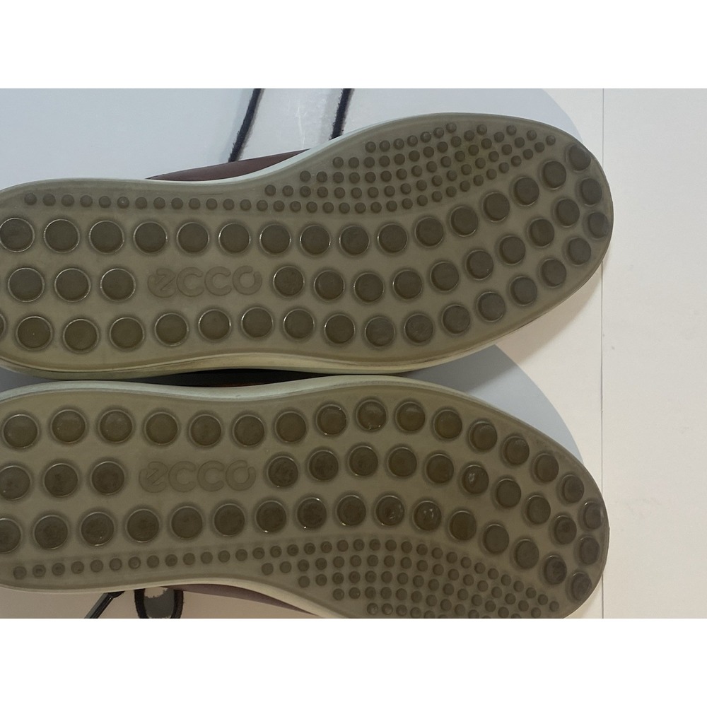 Ecco Men's Sneaker Shoes Danish Design Size 8.5 US Brown Leather - Picture 7 of 9